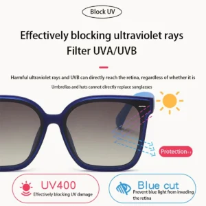 2025 Fashion Brand Children's Color Sunglasses Anti UV Baby Sunshade Anti Blue Light Glasses Girl and Boy Sunglasses UV400 - Image 5