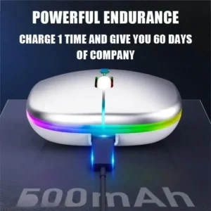 Wireless Mouse Gaming Mouse Backlight USB Compatible RGB Rechargeable Mice Silent Backlit Ergonomic Gaming Mouse for Laptop PC - Image 4