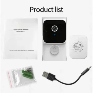 ZEXEF WiFi Video Doorbell Camera 1080 High-Definition Bidirectional Audio WiFi Video Intelligent Intercom Doorbell - Image 4