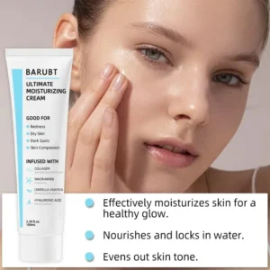 Fine Lines Non-Greasy 100ml Firming Hydration Face Cream Creams Hyaluronic Acid Boost 24H Moisture Dry Skin Dullness Correction