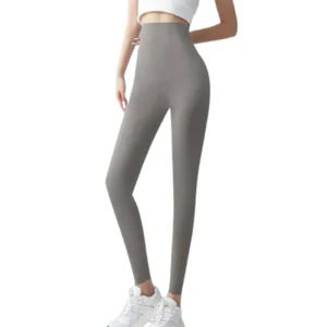 Women's Thin Yoga Leggings High-waisted Elastic Summer Thin Sunscreen Leggings Sexy Lift Buttocks Fitness Pants Bottoming Pants - Image 7