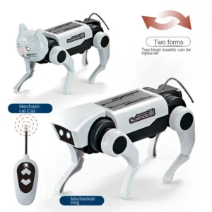 Rc Robot Children's Remote Control Mechanical Dog Toy Science Teaching Diy Assembling Model Electric Set Toys for Boys Kids Gift - Image 7