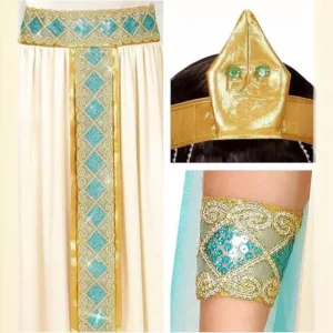 Kids Cleopatra Costume Girls Cleopatra Costume Egyptian Costume Kids Egyptian Dress - Image 5