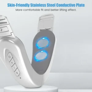 Electric V-face Face Lift Device LED Photon Therapy Microcurrent Skin Tightening Double Chin Remover EMS Face Slimming Massager - Image 6