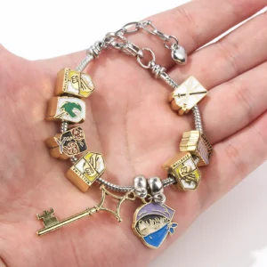 Anime Metal Titan DIY Bracelet Attack Pendant Wings of Freedom Survey Sword Ackerman Key Detachable Bracelet Cosplay Jewelry - Image 4