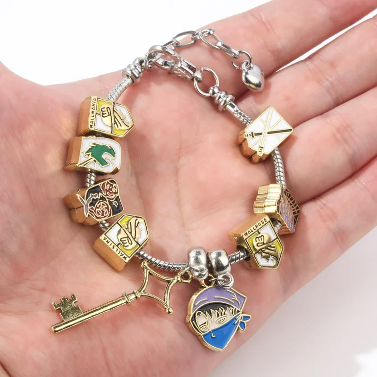 Anime Metal Titan DIY Bracelet Attack Pendant Wings of Freedom Survey Sword Ackerman Key Detachable Bracelet Cosplay Jewelry - Image 4