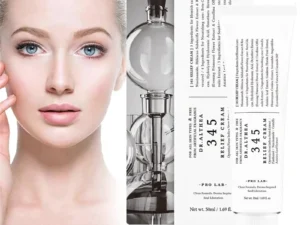 345 Face Moisturizer 50ml, Daily Soothing Cream for Skin Recovery, Brightening, and Calming, Gentle for All Skin Types
