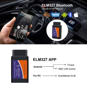 ELM327 V2.1 OBD2 Scanner Bluetooth Car Diagnostic Tool For Android /IOS Code Reader Automotive Fault Detector - Image 4
