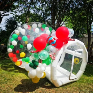 PVC Inflatable Bubble Tent for Kids with Blower Transparent Outdoor Playhouse for Trampoline & Birthday Use - Image 7