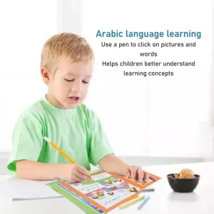 Muslim Kids Arabic Sound Book, Clear Pictures Letters Words Learning Educational Electronic Mini Sound Book for Islam Kids - Image 4