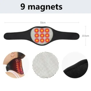 Self-Heating Magnetic Neck Support Brace - Medium Soft Portable Cervical Pillow with Spontaneous Heat Therapy for Tingling, Pain - Image 7