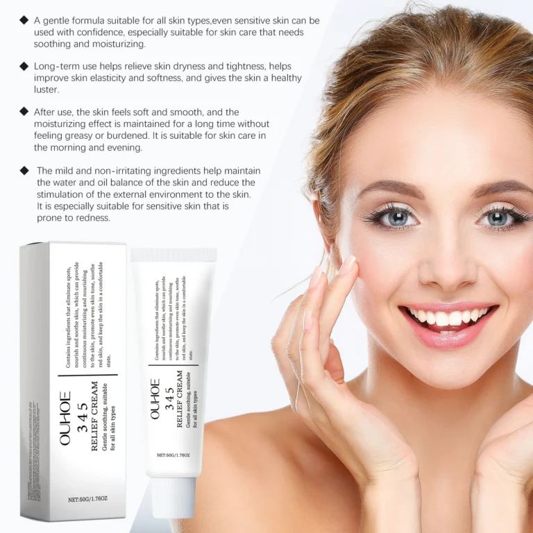 345 Relief Cream Hydrating Nourish The Skin Soothing Care Face Lifting Tightening Brighten Skin Tone Beauty Moisturizing Cream - Image 4