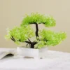 Artificial Plants Bonsai Small Tree Simulation Pot Plants Fake Flowers Table Potted Ornaments for Hotel Garden Home Decor planta - Image 3