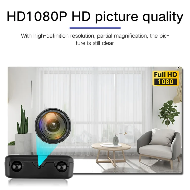 XD Pro Full HD 1080P Mini Camera WiFi Night Vision Remote Security Monitoring Home Protection Waterproof Audio Video Recorder - Image 3
