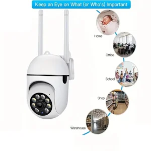 3MP WiFi Camera Home PTZ IP Camera Color Night Audio Wireless Surveillance Camera Auto Home Tracking Security CCTV Camera - Image 6