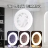 LED Ceiling Fan Light E27 With Remote Control Dimming 3-speed Ddjustable Wind Speed Suitable for Living Room Study Bathroom - Image 4