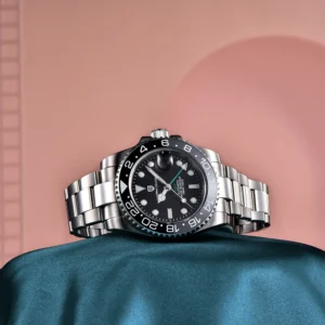 PAGANI DESIGN GMT Watches Men's Luxury Automatic Mechanical Wristwatch Sapphire Glass 40MM Stainless Steel Waterproof Watch - Image 4