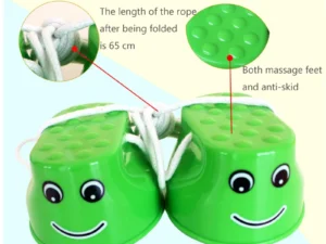 1 Pair Children's Smile Jumping Stilts Kindergarten Sensory Integration Training Equipment Balance Coordination Toys for Kids