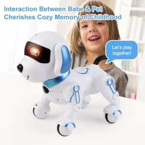 ZWN RC Robot Electronic Stunt Dog Toys Voice Command Programmable Touch-sense With Music Song Robot Dog for Children's Gifts - Image 4