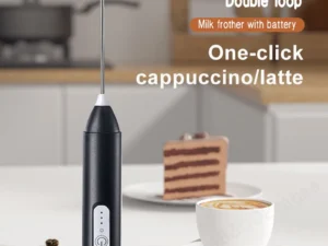 Wireless Milk Frother Electric Type-C Handheld Blender Stainless Steel Mini Coffee Maker Whisk Mixer For Coffee Cappuccino Cream