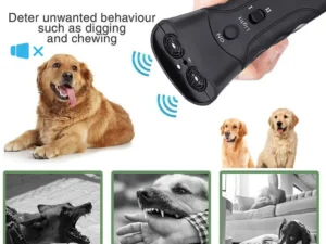 Ultrasonic Bark Arrester Anti Bark Device Ultrasonic Dog Barking Control Stop Repeller Trainer Tool for Pets Training Supplies