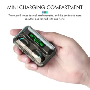 F9 Wireless Bluetooth Headphones Tws Waterproof Earbuds Earphones Digital Display Heaset Large Capacity Charging Case - Image 7
