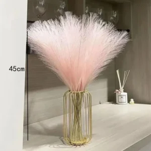 10PCS Artificial Pompous Grass Pompass Branches Fake Fluffy Stems Plants Vase Filler for Home Boho Decor Flower Arrangement - Image 7
