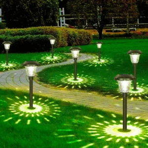 Solar Lights Outdoor Waterproof Dusk to Dawn Solar Powered Pathway Garden Lights LED Landscape Lighting Decorative for Walkway - Image 4