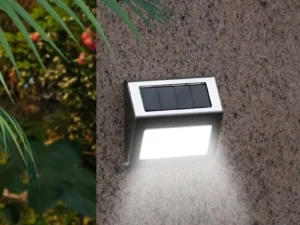 1~10pcs Solar Stair Lights Waterproof Yard Garden Light for Outside Patio Stainless Steel Solar Lamp Outdoor Fence Decor