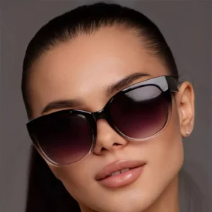 2025 NEW Trendy and Fashionable Cat Eye Large Frame Gradient Sunglasses for Men and Women - Image 6