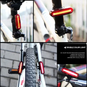 Bicycle Tail Lamp Waterproof Bicycle Light LED Bike Rear Lights High Bright Night Cycling Safety Warning Lamp Road MTB Lantern - Image 3