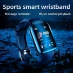 Smart Watch Sport Fitness Bracelet Control Music Message Display Pedometer Bluetooth Connect Smartwatch 116 Alarm Clock Weather