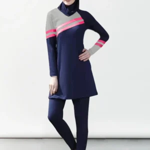 Modest Muslim Swimsuit Burkini Women Fashion Full Cover Women Conservative Swimsuit Bathing Suit Islamic Swimwear