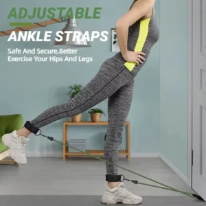 11 Piece Elastic 200LBS Resistance Bands Set Tension Pull Rope Workout Exercise For Fitness Home Gym Strength Training Equipment - Image 7