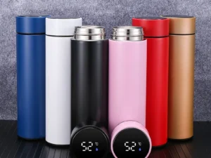 500ML Intelligent Temperature Thermos Bottle Stainless Steel Insulated Cup Portable Vacuum Flask Keeps Cold and Heat Thermal Mug