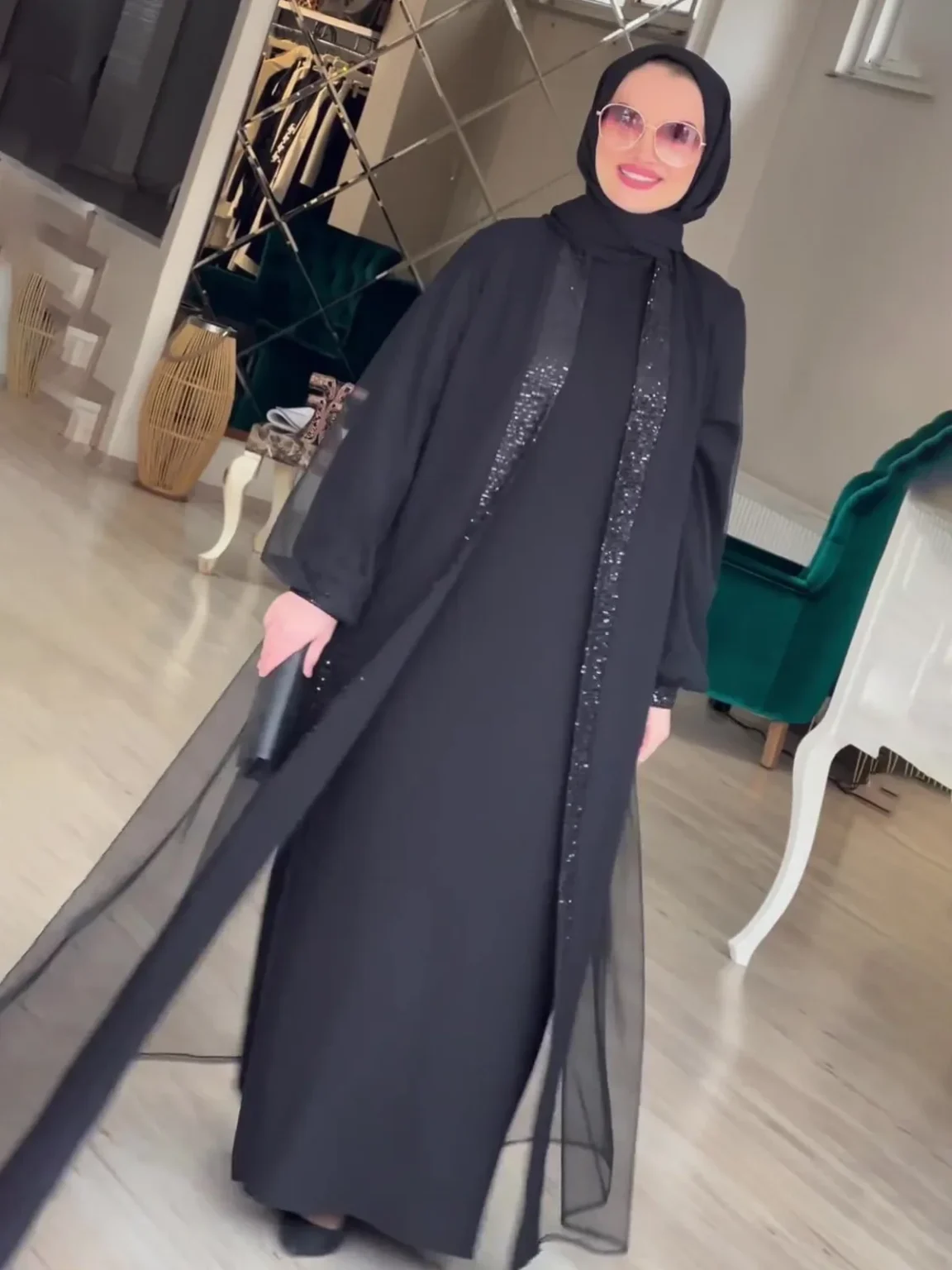 Muslim Modest Women Dress Jalabiya Vestidos Eid Ramadan Arabic Long Robe Dubai Islam Morocco Kaftan Abayas Cardigan Dresses 2024 - Image 4