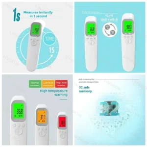 Digital Forehead Thermometer Electronic Contactless Clinical Accuracy Non-contact Body Temperature Meter Fever for Adult Child - Image 5
