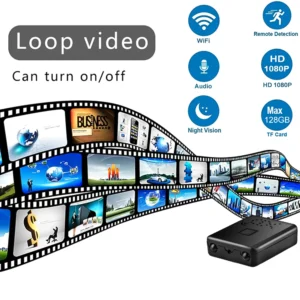 XD Pro Full HD 1080P Mini Camera WiFi Night Vision Remote Security Monitoring Home Protection Waterproof Audio Video Recorder - Image 4