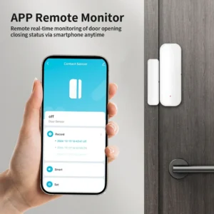 TNCE Tuya Door Window Sensor wifi/zigbee, Open Close Detector Home Security Alarm System, Smart Life Remote Control alexa google - Image 3