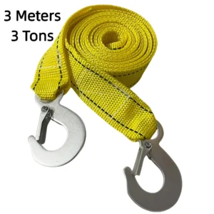 1 Pcs 3M/4M Car Tow Cable Heavy Duty 3Ton/5Ton Trailer Rope Towing Pull Rope Strap Hooks Van Road Recovery Car Accessories - Image 5