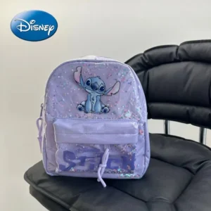 Disney New Cartoon Mickey Cute Backpack Women's Minnie Canvas School Bag Fashion Large Capacity Backpack Girls Mochila - Image 3