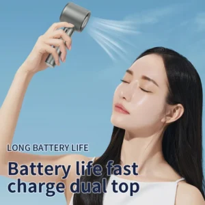 2025 New Portable Hand Fan 120 Wind Speeds, Mini Handheld Fan, USB Rechargeable Personal Highspeed Fans, Electric Eyelash Fan - Image 4
