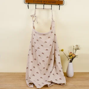 Breathable Baby Nursing Cover Maternity Breastfeeding Cover Cotton Muslin Baby Feeding Blanket Privacy Apron Stroller Blankets - Image 4