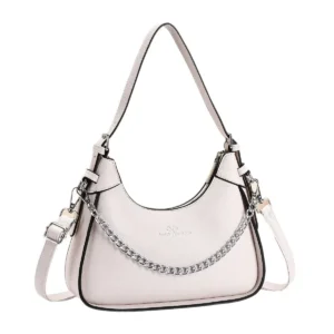 Fashionable Shoulder Handbag Women's Bag Stylish Single Chain Dumpling Bag Underarm Bag Soft Polyester Lining Zipper Closure - Image 6