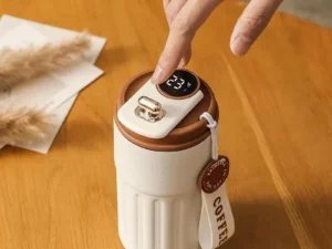 Stainless Steel Insulated Cup with Temperature Display Coffee Cup Intelligent Car Mounted Heat preservation mug Gift Thermal mug