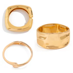 Ingemark 4 Styles Exaggerated Punk Geometric Large Open Spring Bangles Women Chunky Heavy Metal Cuff Bracelet Men Jewelry Gift - Image 6