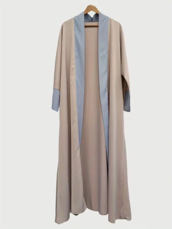 Middle-East Ethnic Clothing Loose Abaya Muslim Women Full Sleeve Abayas Turkey Kaftans Arabian Jilbabs Islamic Maxi Dresses - Image 6