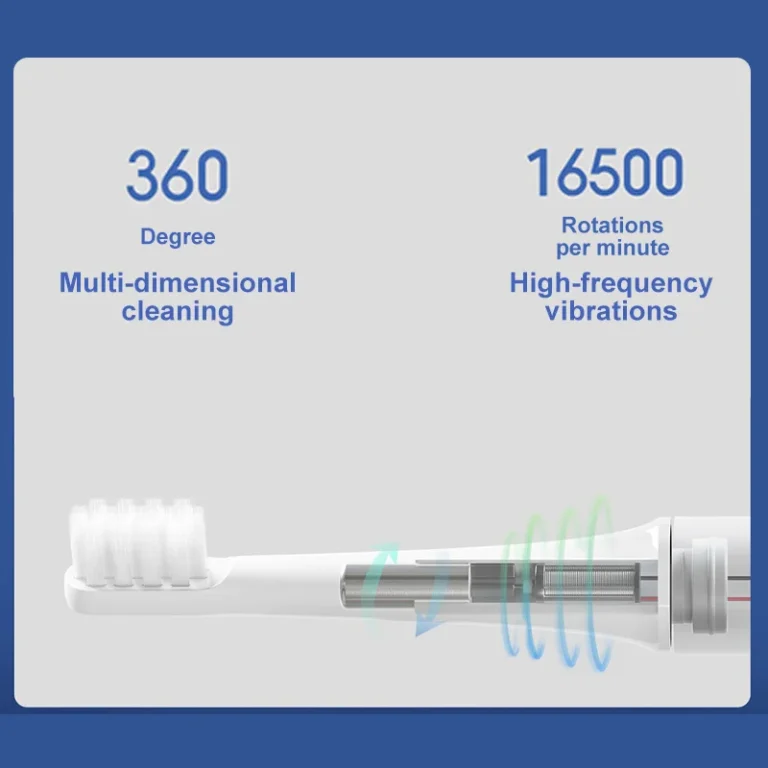 XIAOMI Mijia T100 Sonic Electric Toothbrush Mi Smart Waterproof Tooth Head Brush IPX7 Rechargeable USB for Teeth Brush Whitening - Image 5