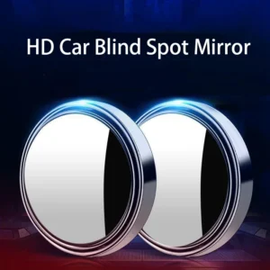2Pcs Round Frame Convex Blind Spot Mirror Safety Driving Wide-angle 360 Degree Adjustable Clear Rearview Mirror Car Accessories - Image 5