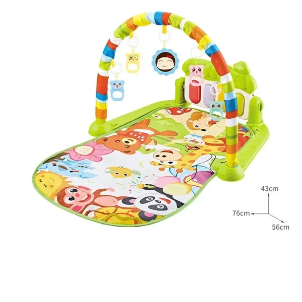 Baby Toy Gift Baby Activity Gym Music Rack Play Mat Kid Rug Puzzle Carpet Piano Keyboard Infant Playmat Crawling Game Pad - Image 4